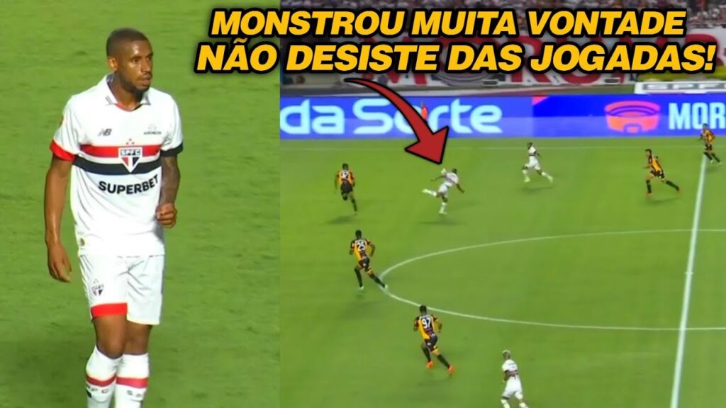 ESTRÉIA DE ANDRÉ SILVA NO SÃO PAULO