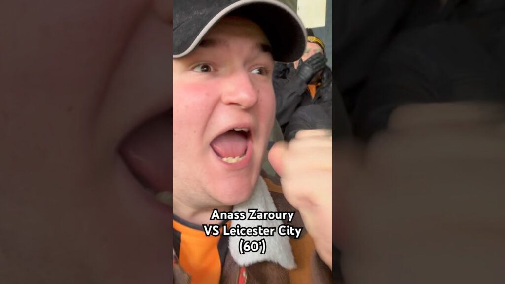 Reaction To Anass Zaroury’s Goal VS Leicester City #shorts #hcafc #UTT #zaroury #lcfc #reaction