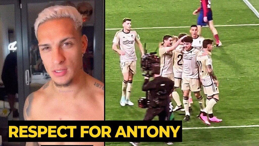 Antony send message to Pellistri after scored goal and assist vs Barcelona | Manchester United News
