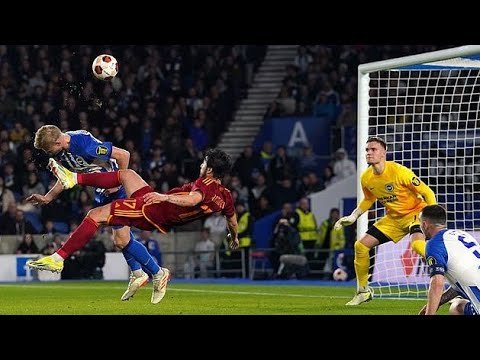 Sardar Azmoun goal vs Brighton ruled out due to dangerous high boot #europaleague #roma