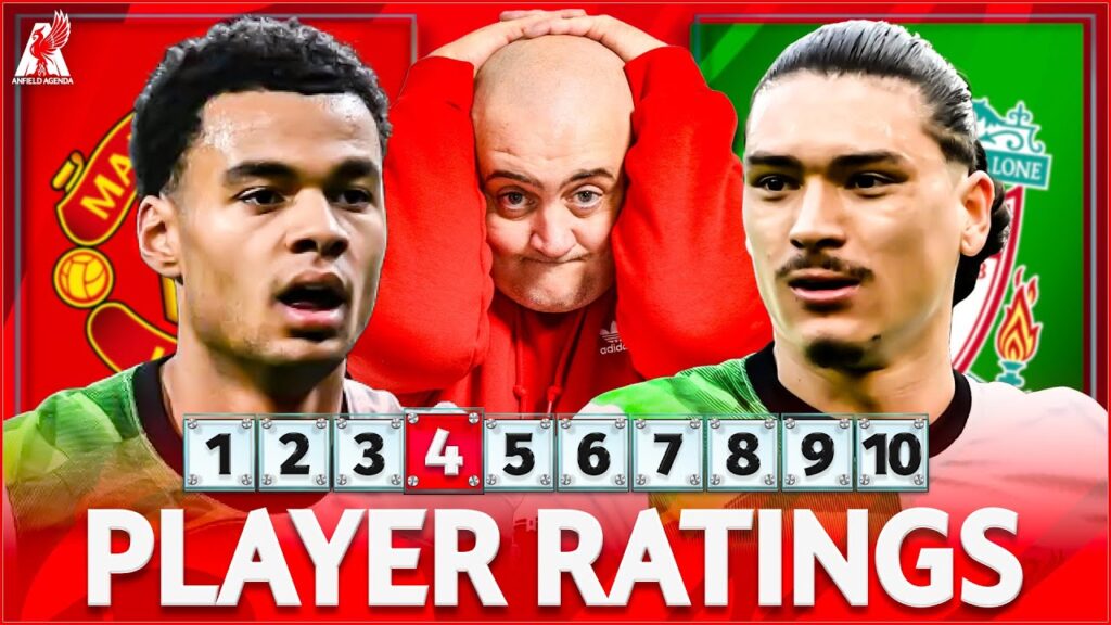 DARWIN STUPIDITY + GAKPO WAS AWFUL! Man United 4-3 Liverpool Player Ratings