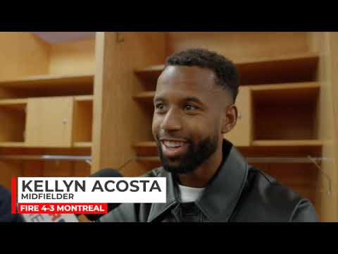 Midfielder Kellyn Acosta Chicago Fire 4-3 CF Montreal #yodeportes