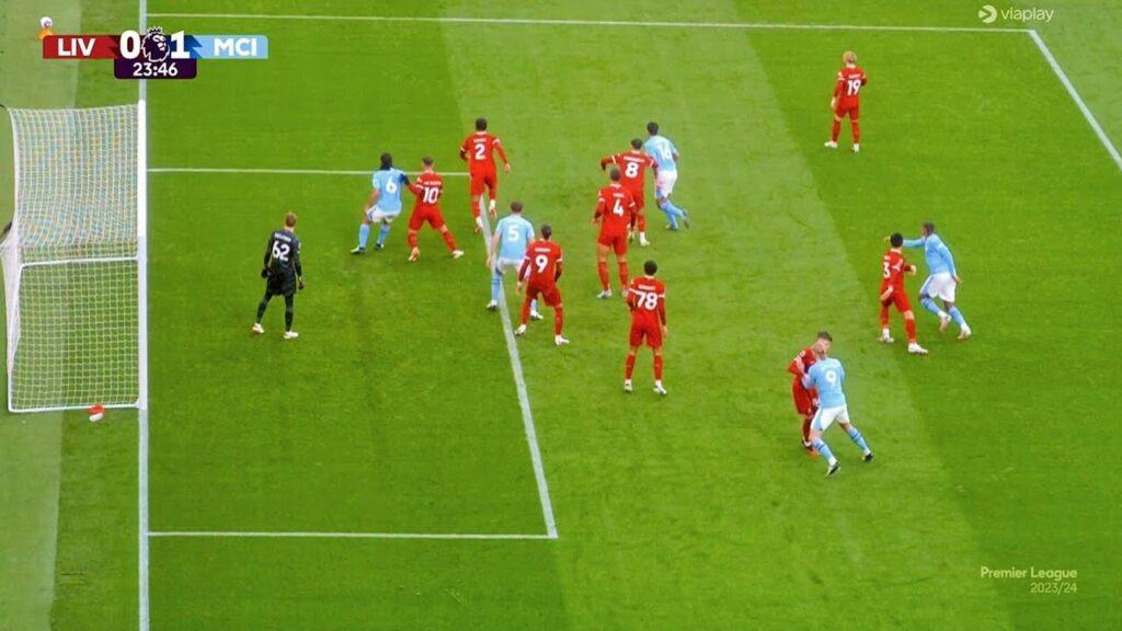 😱John Stones Goal vs Liverpool as Kevin De Bruyne 🤯 GENIUS assist during Liverpool vs City