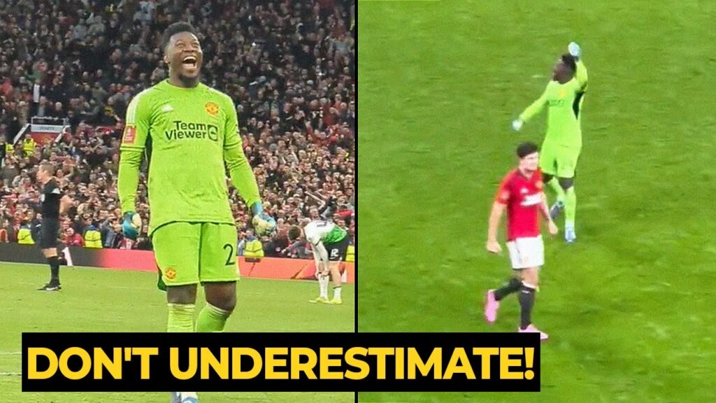 Onana and Maguire responded taunting from Liverpool fans after Amad Diallo scored in last minutes