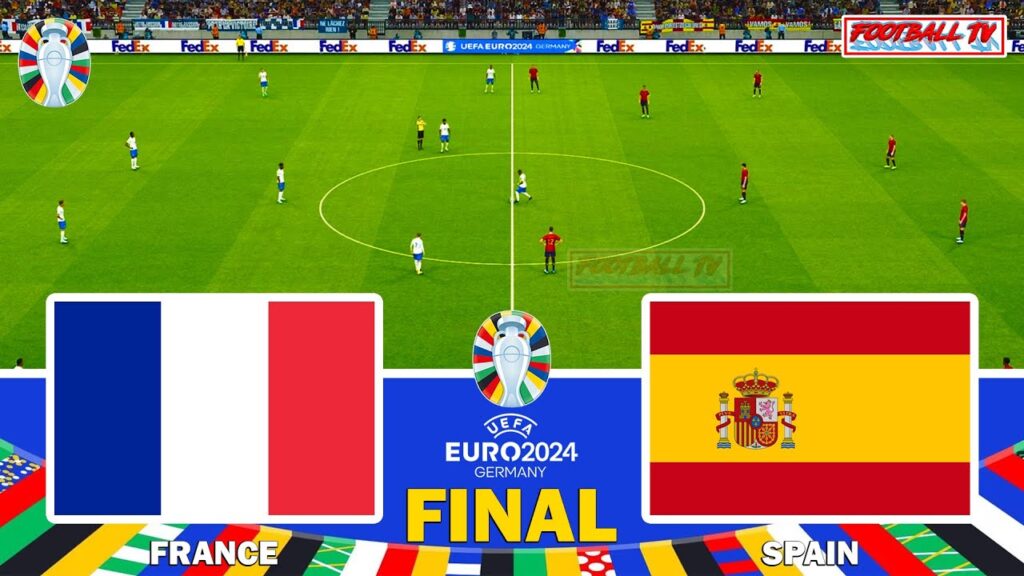 FRANCE vs SPAIN - UEFA EURO 2024 FINAL | FULL MATCH ALL GOALS | PES GAMEPLAY PC
