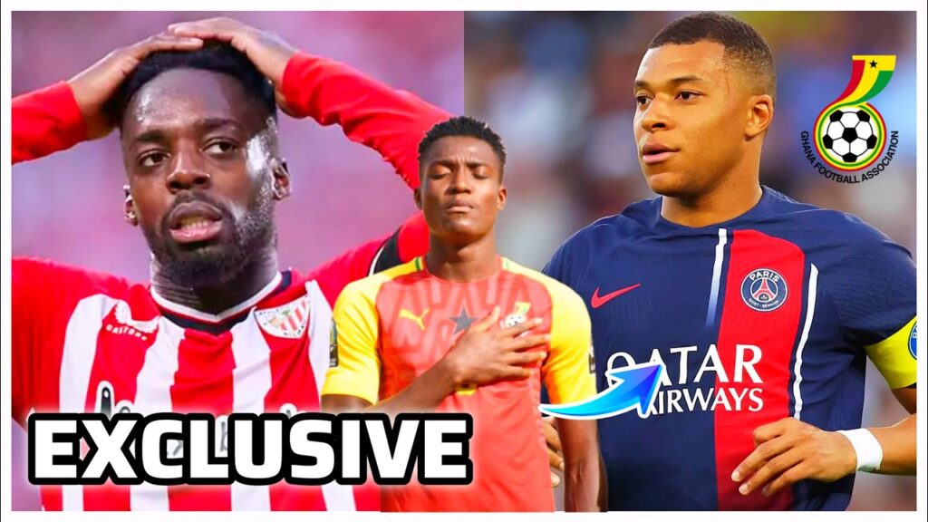 INAKI WILLIAMS COMPLAINS BITTERLY NOW, NATHANIEL ADJEI READY TO PLAY KYLIAN MBAPPE AND MORE