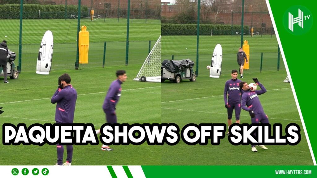 West Ham stars COMPETE with Paqueta in skill-off!