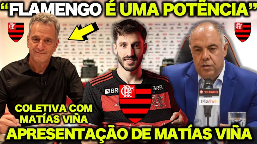 OLHA O QUE O MATÍAS VIÑA FALOU em sua APRESENTAÇÃO no FLAMENGO ! "EU VIM PARA GANHAR TÍTULOS no FLA"