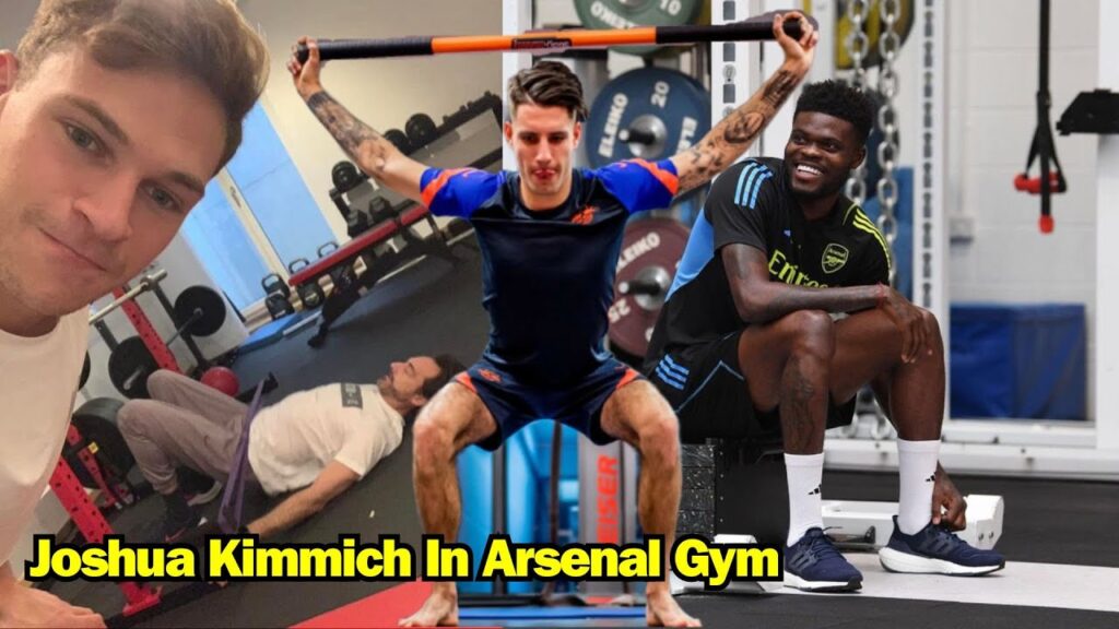 Breaking News! Joshua Kimmich Spotted In Arsenal Gym With Thomas Partey Ahead Of Arsenal Move