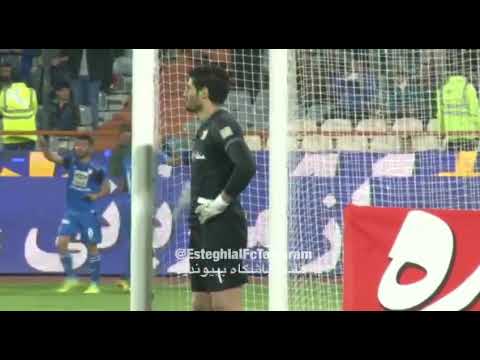 گل طارق همام به صنعت نفت از دوربین باشگاه استقلال