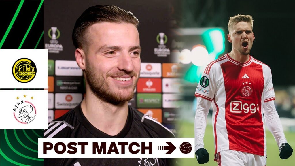 Reactions Ramaj & matchwinner Taylor after Bodø/Glimt - Ajax | ''I wanted to cross it'' 😉