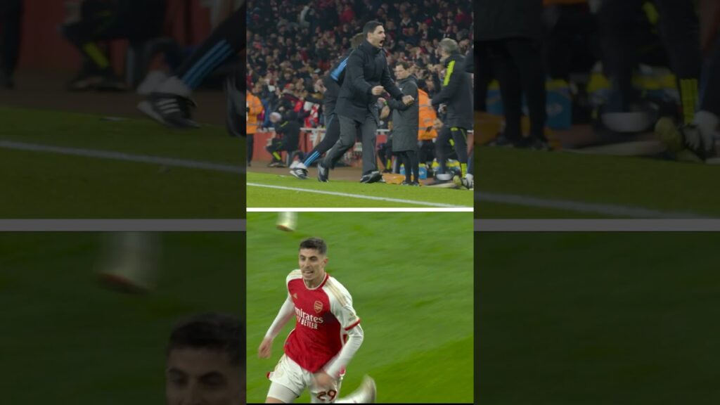 ARTETA REACTS TO HAVERTZ'S WINNER!