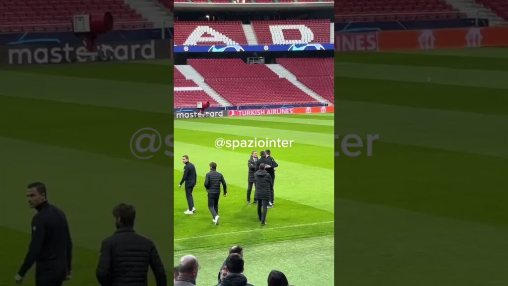 Marcus THURAM fa il suo ingresso con stile al Metropolitano di MADRID | Atletico - Inter #shorts