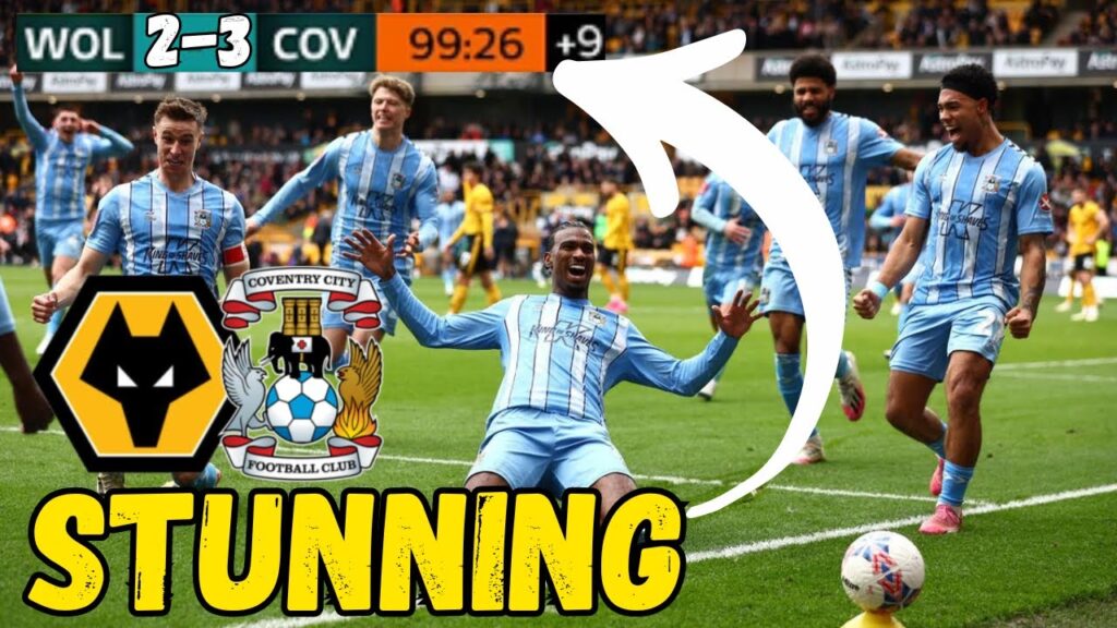 🔵⚪️ ELLIS SIMMS ⚽️COVENTRY's STUNNING COMEBACK vs WOLVERHAMPTON⚽️ 2 GOALS IN STOPPAGE TIME | FA CUP