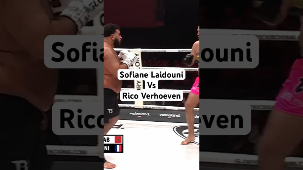 Sofiane Laidouni vs Rico Verhoeven #ufc #k1 #glorykickboxing #glory #ricoverhoeven #boxing #sports