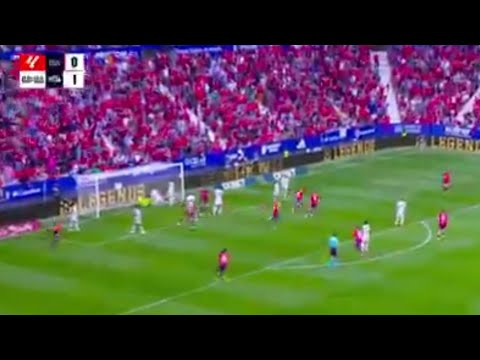 Gol de Ante Budimir, Osasuna vs Real Madrid (2-4) Todos los goles y resumen ampliado