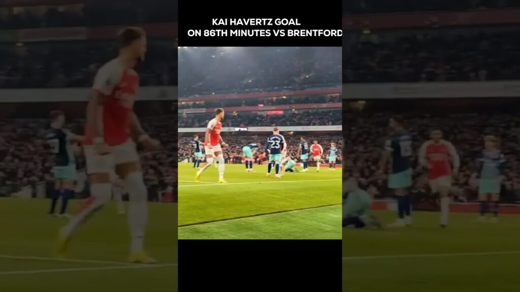 WILLIAM SALIBA CRAZY CELEBRATION AFTER KAI HAVERTZ GOAL VS BRENTFORD