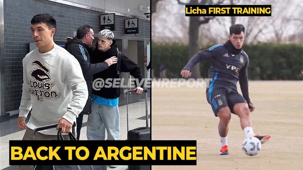 Garnacho and Lisandro Martinez were seen arriving to join Argentina national team | Man Utd News Garnacho and Lisandro Martinez were seen arriving to join Argentina national team | Man Utd News