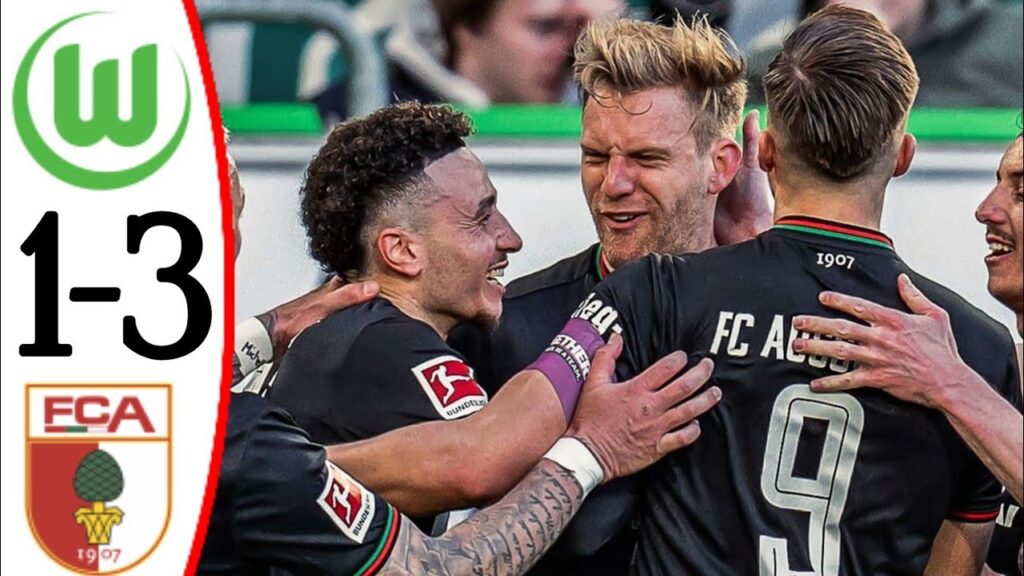 Wolfsburg vs Augsburg (1-3) Kristijan Jakić Goal | All Goals and Extended Highlights
