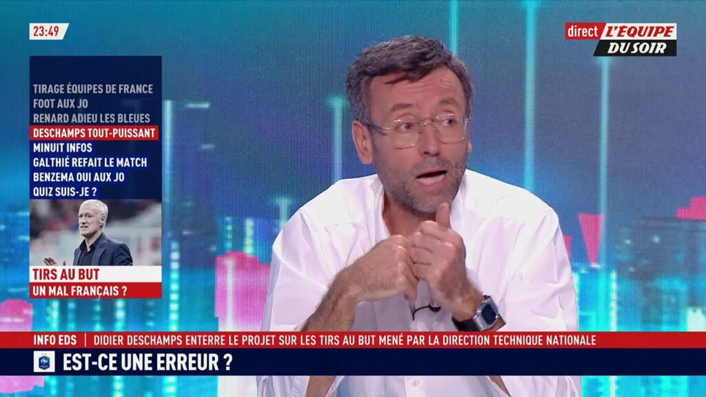 Deschamps : Les penalties, une loterie ? | Entraînement des Bleus en direct | l'equipe du soir