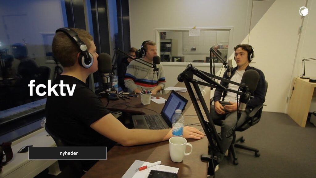 Se Delaney i studiet hos FCK Fanradio