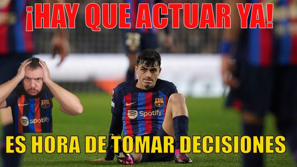 PEDRI SE VUELVE A LESIONAR Y ESTO YA ES DRAMÁTICO. HAY QUE DECIDIR SU FUTURO YA.