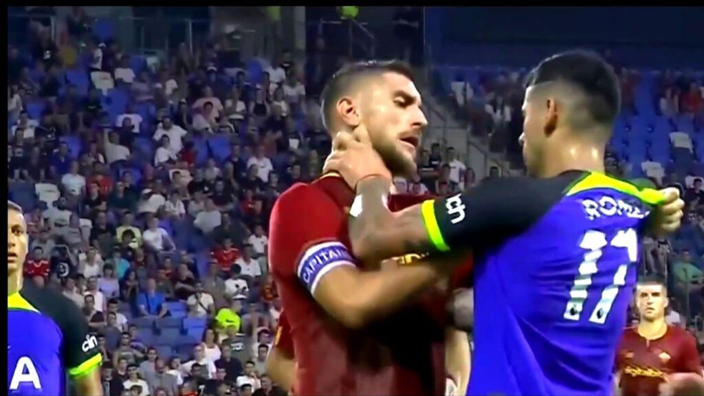 Cristian Romero vs Roma fight