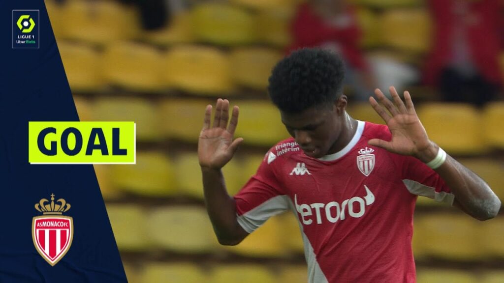 Goal Aurélien TCHOUAMENI (36' - ASM) AS MONACO - FC GIRONDINS DE BORDEAUX (3-0) 21/22