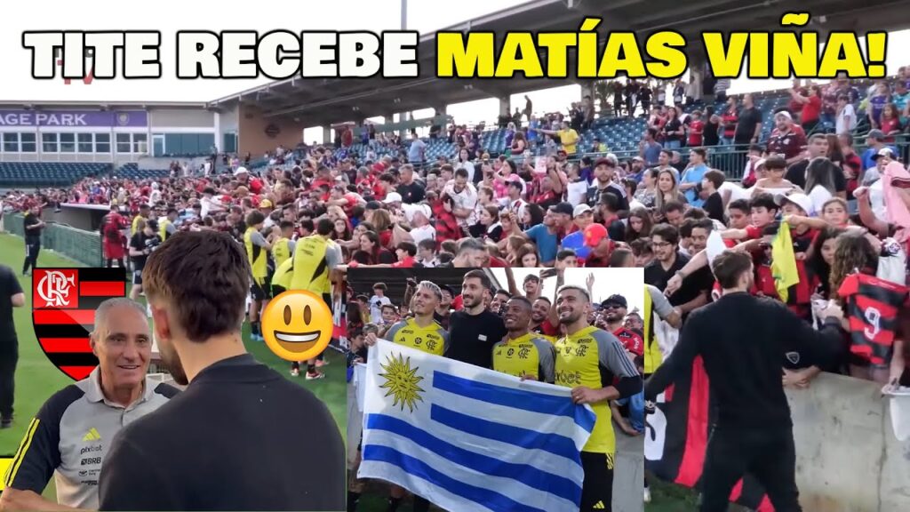 TREINO DO FLAMENGO! "CHEGADA DE MATÍAS VIÑA" FESTA DA TORCIDA DO FLAMENGO EM ORLANDO!