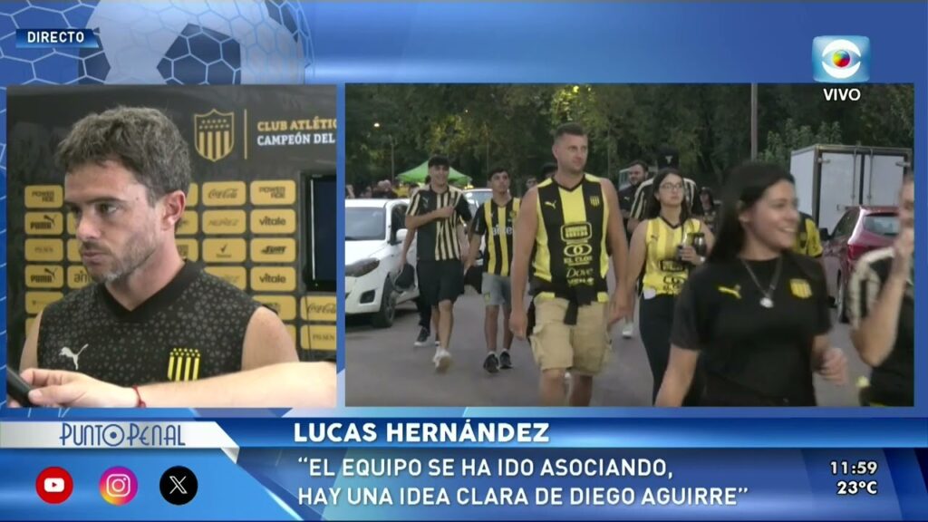 LUCAS HERNÁNDEZ. ESTE DOMINGO HABLAMOS CON EL FUTBOLISTA DE PEÑAROL.