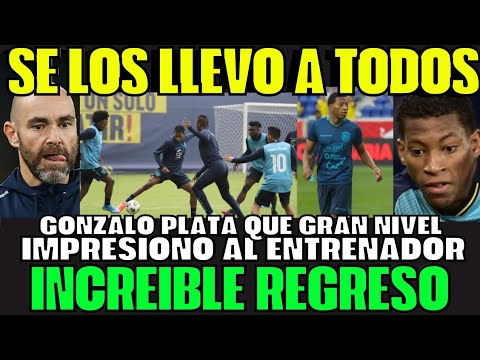 BRUTAL VOLVIÓ AL MÁXIMO GONZALO PLATA SE LLEVÓ A TODOS EN ENTRENAMIENTOS DE ECUADOR NIVEL SORPRENDE