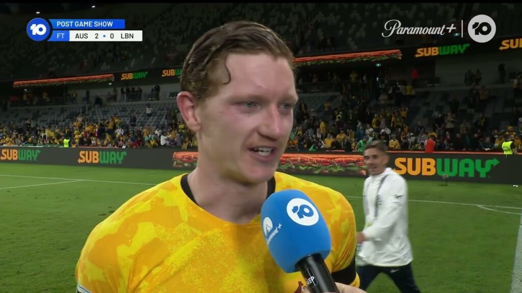Kye Rowles | Subway Socceroos v Lebanon | Post-Match Interview