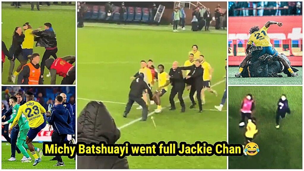 Trabzonspor fans storm pitch and fight with Fenerbahce players after late defeat 🙆‍♂️