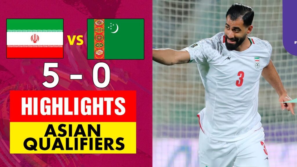 Hossein Kanaani Double Goal | Iran vs Turkmenistan 5-0 Highlights | 2026 FIFA World Cup Qualifiers