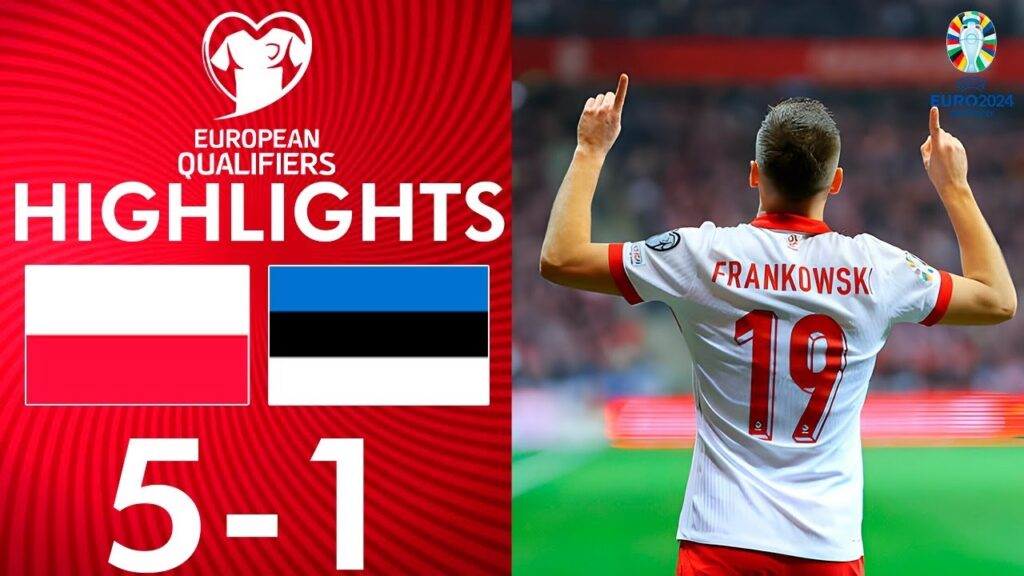 Przemysław Frankowski Goal | Poland vs Estonia 5-1 Extended Highlights | UEFA EURO Qualifiers 2024 Przemysław Frankowski Goal | Poland vs Estonia 5-1 Extended Highlights | UEFA EURO Qualifiers 2024