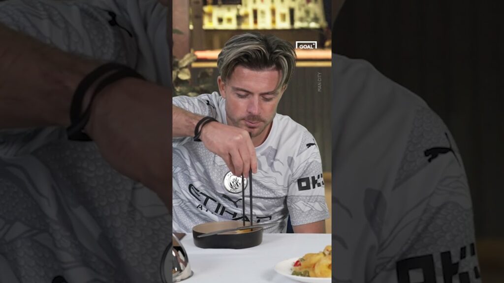 JACK GREALISH using CHOPSTICKS is CHAOS 😂 #shorts