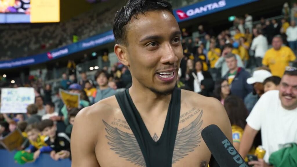 Keanu Baccus' first Socceroos goal is our CUPRA Electric Moment of the Match from #AUSvLBN