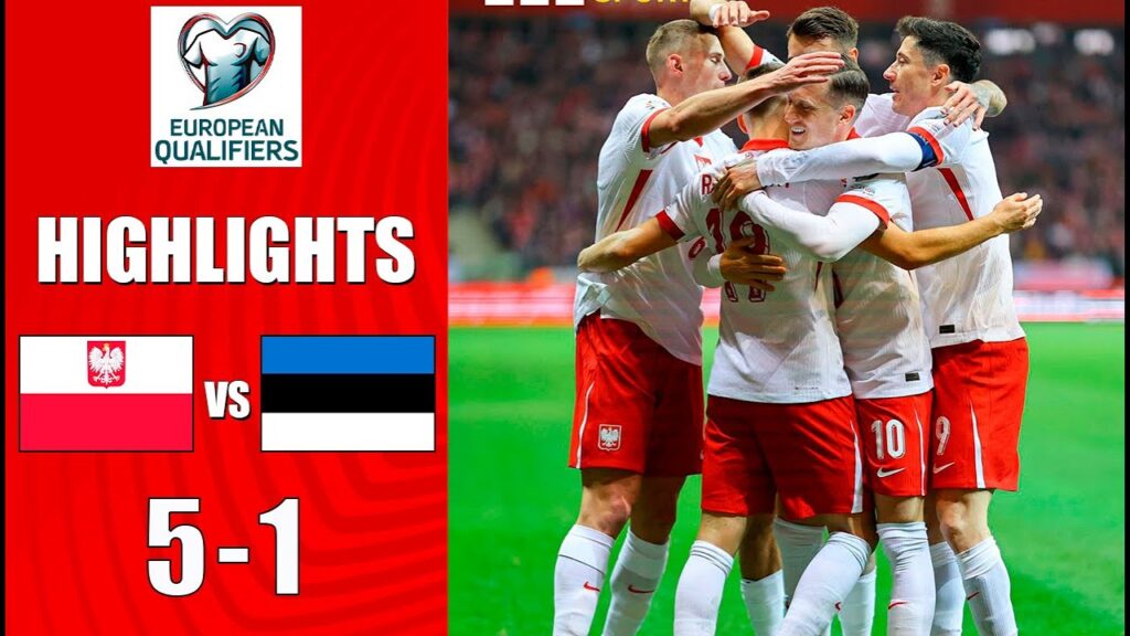 Polska vs Estonia 5-1 Skróty Meczu | Kwalifikacje UEFA EURO 2024