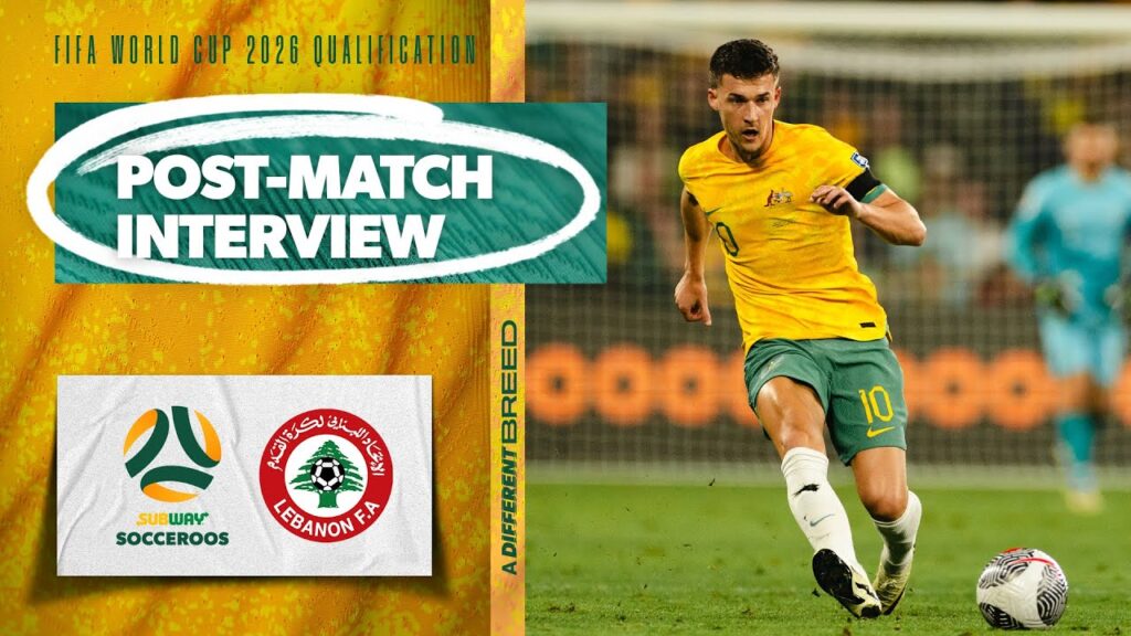 Ajdin Hrustic: It felt good to be back | Interview | Subway Socceroos v Lebanon