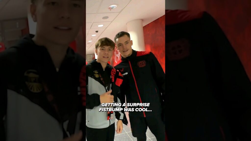 Meeting Florian Wirtz And Piero Hincapie 🤩