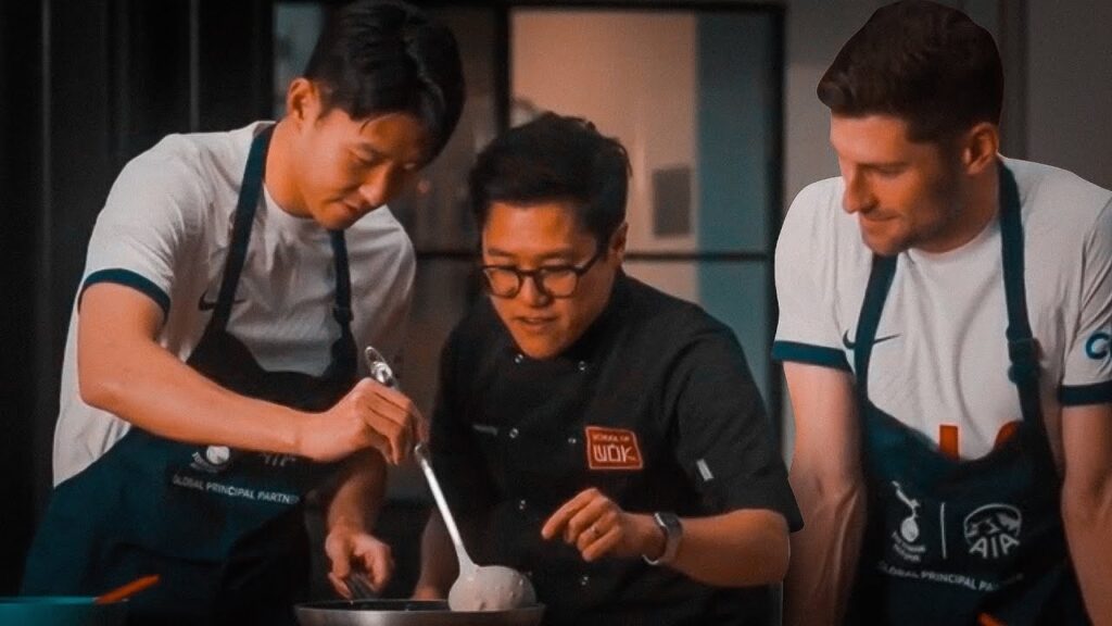 HEUNG-MIN SON AND BEN DAVIES PUT THEIR COOKING SKILLS TO THE TEST!