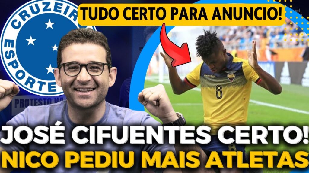 JOSÉ CIFUENTES ACERTADO! NICO PEDIU REFORÇOS E VAI LIBERAR JOGADORES!