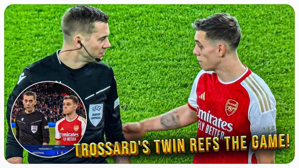 You Won't Believe Who Refereed Arsenal vs Porto! (Leandro Trossard Lookalike?)