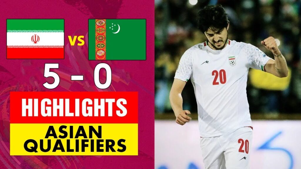 Sardar Azmoun Goal | Iran vs Turkmenistan 5-0 Highlights Goals | 2026 FIFA World Cup Qualifiers AFC