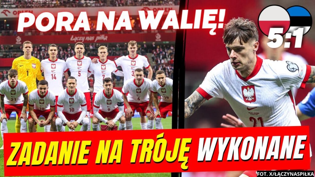 POLSKA 5:1 ESTONIA ✅ NICOLA ZALEWSKI Z HAT-TRICKIEM ASYST ⚽ PÓŁFINAŁ BARAŻY O EURO 2024 🏆