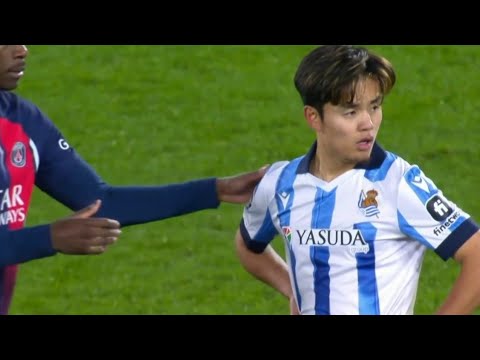 Takefusa Kubo vs PSG (06-03-2024) | UCL Round 16