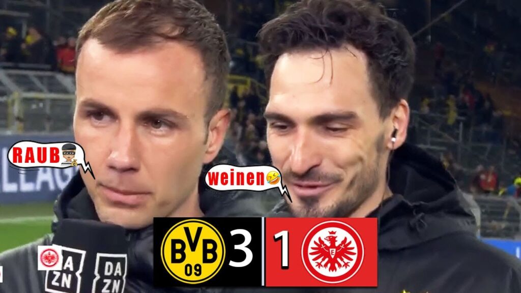 Dortmund - Frankfurt 3:1 | Interview Nach dem Spiel