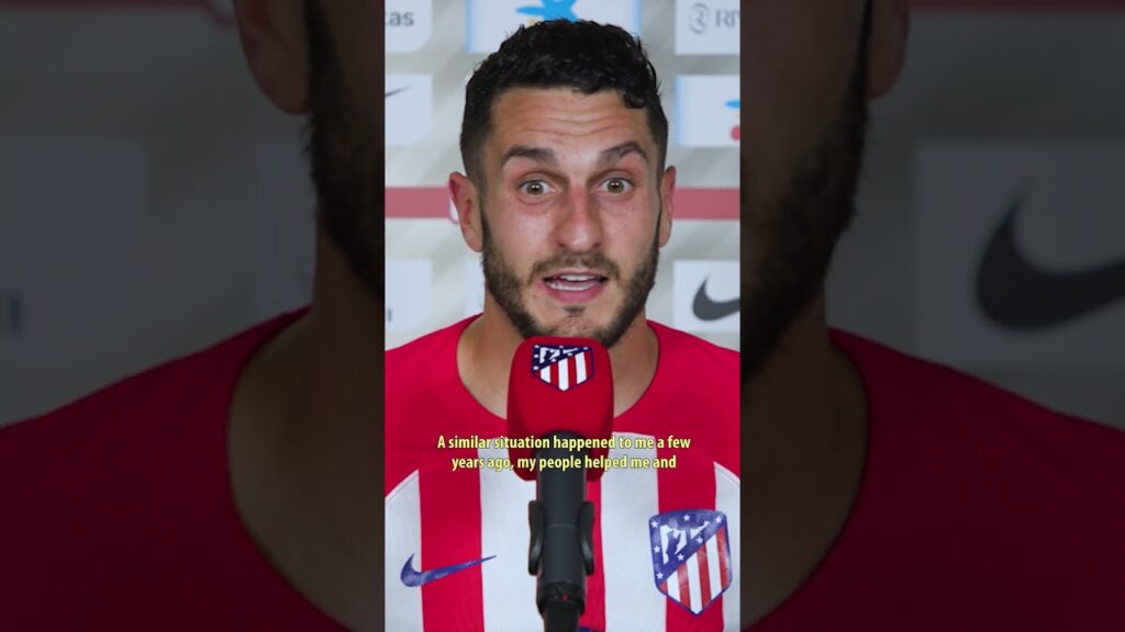 🎙 Koke: ❝Cuando estamos en dificultades, nuestra gente nos ayuda❞.