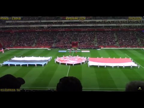 Prosto z trybun Polska 5-1 Estonia (Gole dla Polski oraz najciekawsze akcje) Baraż ME 2024.
