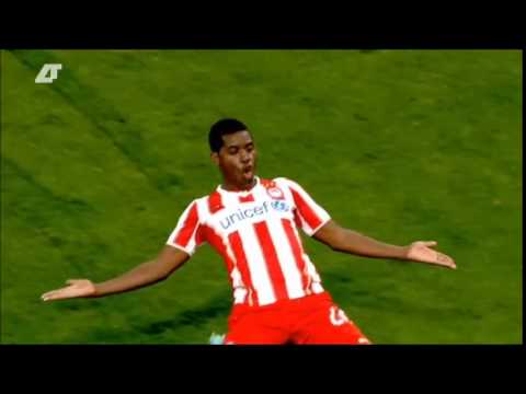 Olympiacos VS Man. United 2-0 (Goal Joel Campbell) (25.02.2014)